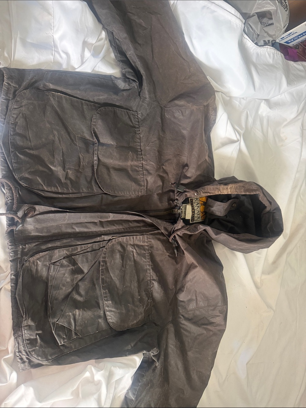 Hooded Field Jacket in Brown – Military-Inspired Utility Coat